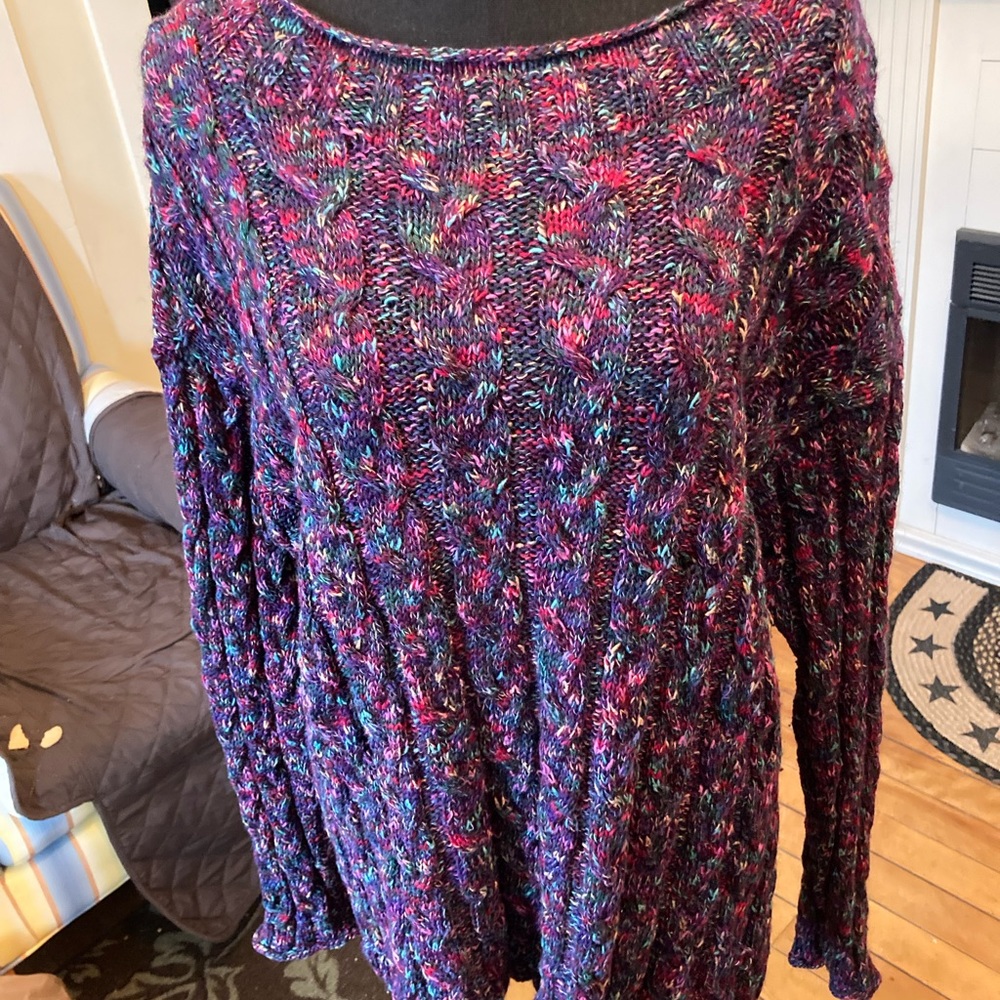 Hand knit sweater